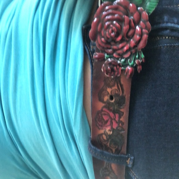 Size 16 or xl western Rose Belt - Picture 4 of 5